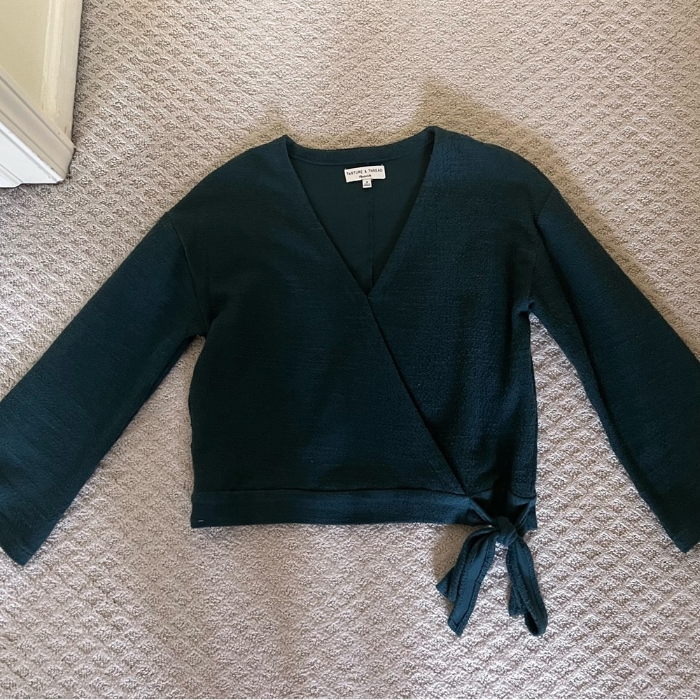 Madewell Teal Knit Sweater